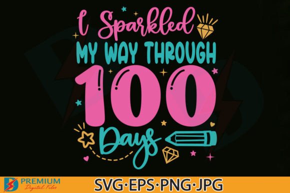 100 Days of School SVG for T-Shirt Designs: A Brand Designer’s Perspective