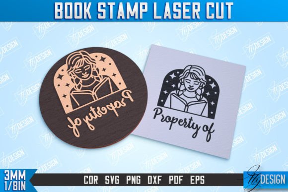 Book Stamp Laser Cut Adds Rustic Charm to Marketing and Branding