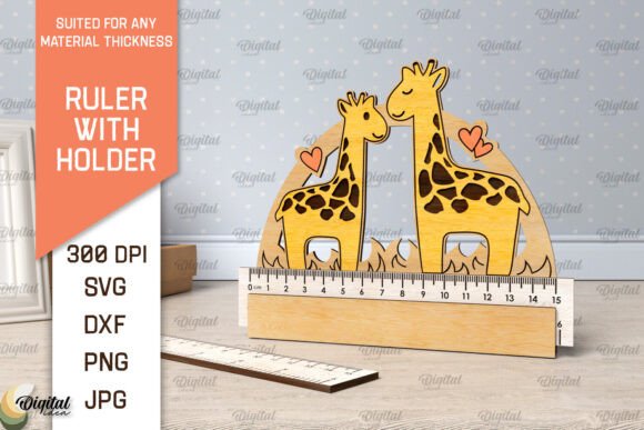 Children School Ruler Laser Cut Design: A Versatile SVG for Handmade Creations