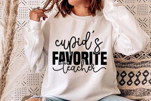 Cupid’s Favorite Teacher SVG: A Versatile Graphic Design Asset for T-Shirt Designs