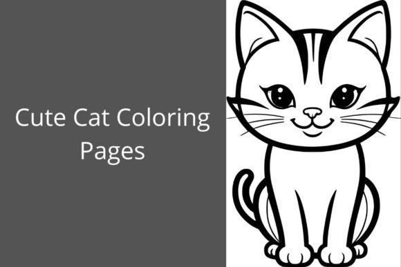 Cute Cat Coloring Pages: A Designer’s Take on Embroidery Potential