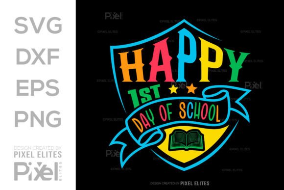 Happy First Day of School SVG for Real Embroidery Projects