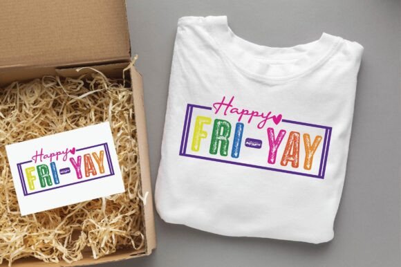 HAPPY FRI-YAY Teacher SVG PNG Design for T-Shirt Graphics