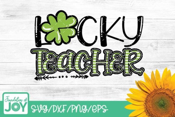 Lucky Teacher SVG: A St. Patrick’s Day Graphic Asset for Bloggers and Content Creators