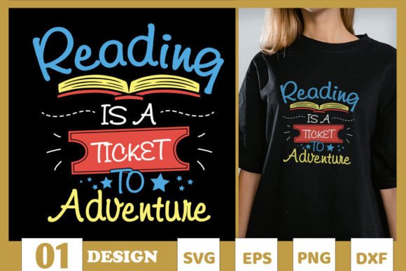 Reading Adventure Student Teacher SVG: A Versatile Graphic for Local Business Branding
