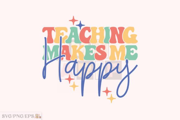 Retro Teacher SVG Design – A Versatile Graphic for Handmade Creations