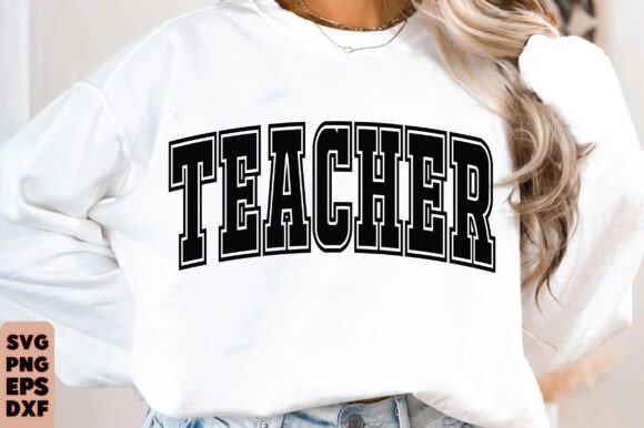 Teacher SVG for T-Shirt Designs – A Versatile Graphics Asset for Branding