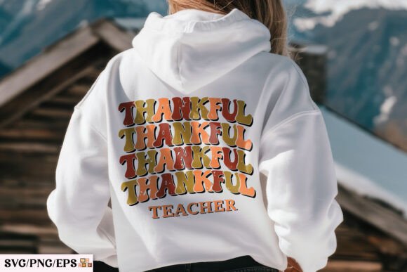 Thankful Teacher SVG Fall Thanksgiving – A Versatile Graphic for T-Shirt Designs