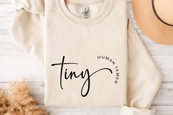Tiny Human Tamer Teacher SVG: A Playful Graphic Design Asset for Local Business Branding