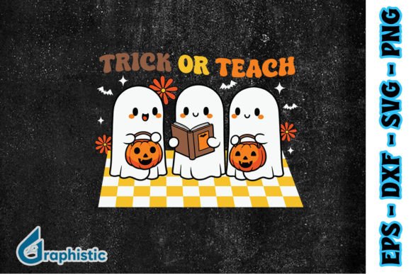 Trick or Teach Halloween Boo Teacher SVG: A Graphic Design Asset Review