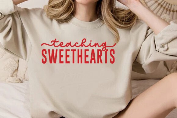 Valentines Teacher Graphics for T-Shirt Designs and Branding